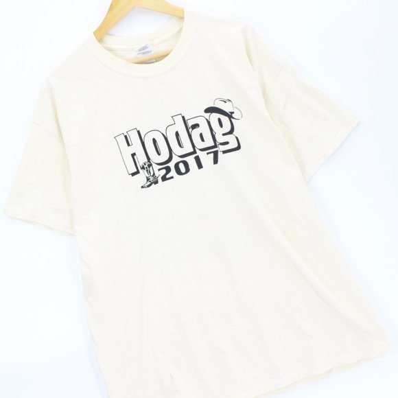 Vintage Gildan T-Shirt Men's Retro Hodag Country Festival 2017 White Size XL - Picture 3 of 8